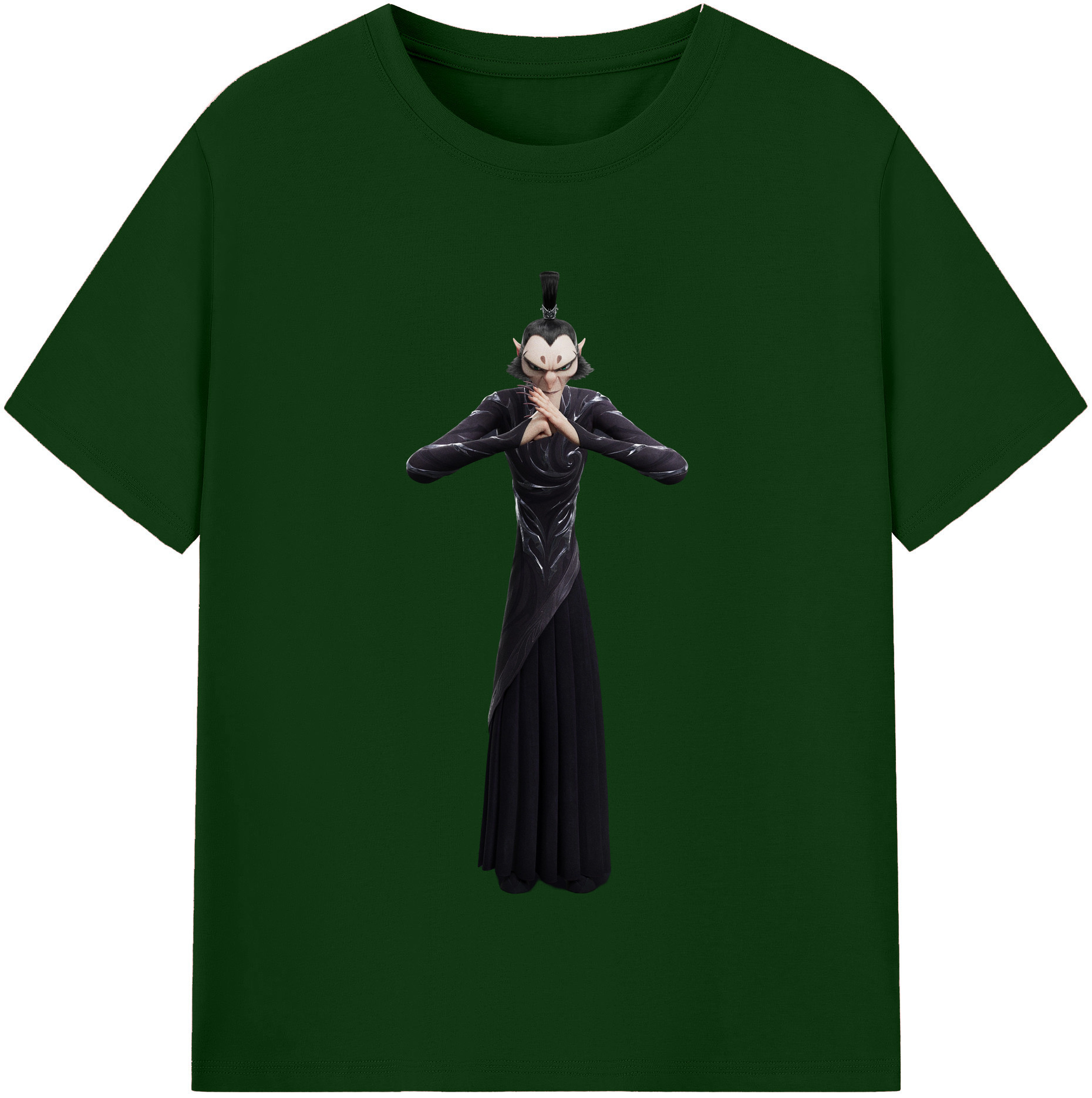 （画像用） Ne Zha 2 ナタ 魔童の大暴れ 綿100％半袖Tシャツ（フロントプリント）